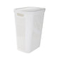 Mind Reader 60L Slim Laundry Hamper, Clothes Basket, Lid, Ventilated, Plastic, 17.25"L x 13.75"W x 23.5"H