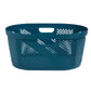 Mind Reader 40L Laundry Basket, Clothes Hamper, Ventilated, Plastic, 23"L x 14.5"W x 10.5"H