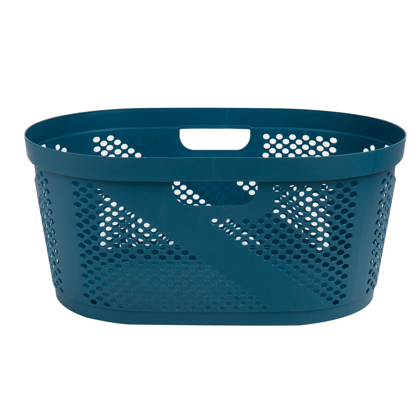 Mind Reader 40L Laundry Basket, Clothes Hamper, Ventilated, Plastic, 23"L x 14.5"W x 10.5"H