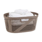 Mind Reader 40L Laundry Basket, Clothes Hamper, Ventilated, Plastic, 23"L x 14.5"W x 10.5"H