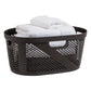 Mind Reader 40L Laundry Basket, Clothes Hamper, Ventilated, Plastic, 23"L x 14.5"W x 10.5"H