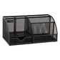 Mind Reader 7-Compartment Desktop Organizer, File & Accessory Storage, Metal Mesh Office Organizer for Desk, Workspace, Mail