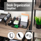 Mind Reader 7-Compartment Desktop Organizer, File & Accessory Storage, Metal Mesh Office Organizer for Desk, Workspace, Mail