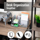 Mind Reader 7-Compartment Desktop Organizer, File & Accessory Storage, Metal Mesh Office Organizer for Desk, Workspace, Mail