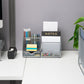 Mind Reader 7-Compartment Desktop Organizer, File & Accessory Storage, Metal Mesh Office Organizer for Desk, Workspace, Mail
