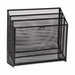 Mind Reader Vertical File Storage, Desktop Organizer, Workspace, Office, Metal Mesh, 12.5"L x 3.75"W x 11.5"H