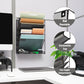 Mind Reader 5-Tier Vertical File Storage, Desktop Organizer, Wall Mount, Office, Metal Mesh, 12.75"L x 4"W x 16"H