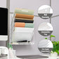 Mind Reader 5-Tier Vertical File Storage, Desktop Organizer, Wall Mount, Office, Metal Mesh, 12.75"L x 4"W x 16"H