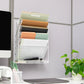 Mind Reader 5-Tier Vertical File Storage, Desktop Organizer, Wall Mount, Office, Metal Mesh, 12.75"L x 4"W x 16"H