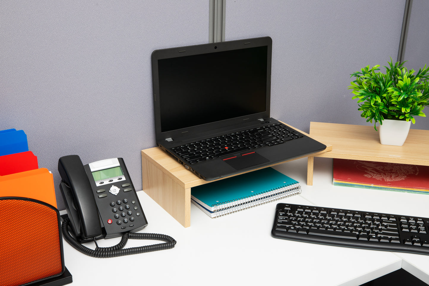 Mind Reader Dual Monitor Stand, Height Adjustable, Desktop Organizer, Laptop Riser, Office, 51.25"L x 9.25"W x 4.75"H
