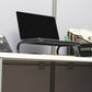 Mind Reader Monitor Stand, Ventilated Laptop Riser, Desktop Organizer, Metal, 14.5"L x 11.25"W x 4.25"H