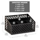 Mind Reader Desktop Organizer and Mail Sorter, Five Compartments, Office Supplies and Accessories, Metal, Black
