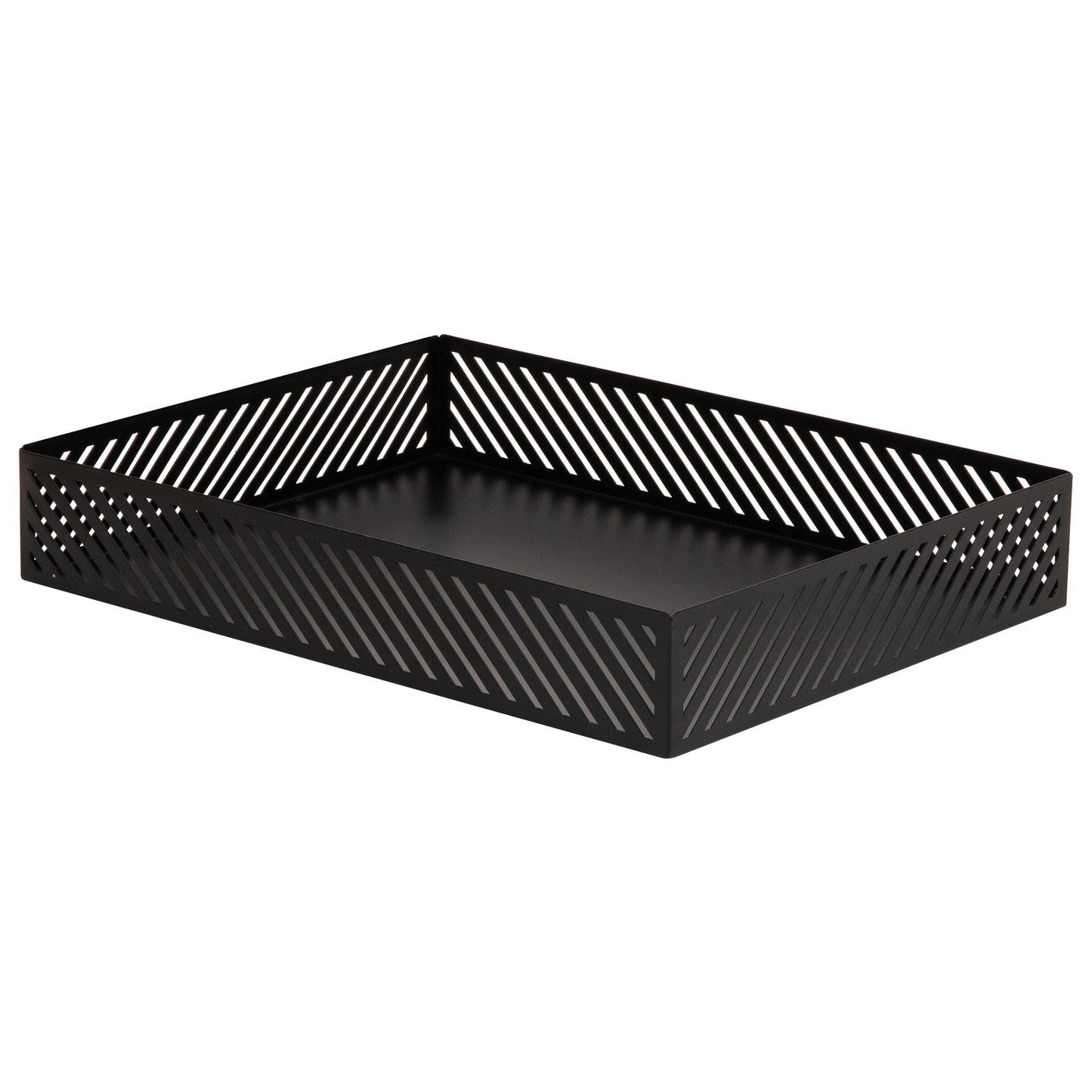Mind Reader Metal Letter Size Paper Tray, Desktop Document Organizer with Non-Slip Pads, Office Desk Accessory Tray, Metal
