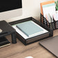 Mind Reader Metal Letter Size Paper Tray, Desktop Document Organizer with Non-Slip Pads, Office Desk Accessory Tray, Metal