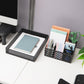 Mind Reader Metal Letter Size Paper Tray, Desktop Document Organizer with Non-Slip Pads, Office Desk Accessory Tray, Metal