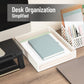 Mind Reader Metal Letter Size Paper Tray, Desktop Document Organizer with Non-Slip Pads, Office Desk Accessory Tray, Metal