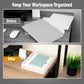 Mind Reader Metal Letter Size Paper Tray, Desktop Document Organizer with Non-Slip Pads, Office Desk Accessory Tray, Metal
