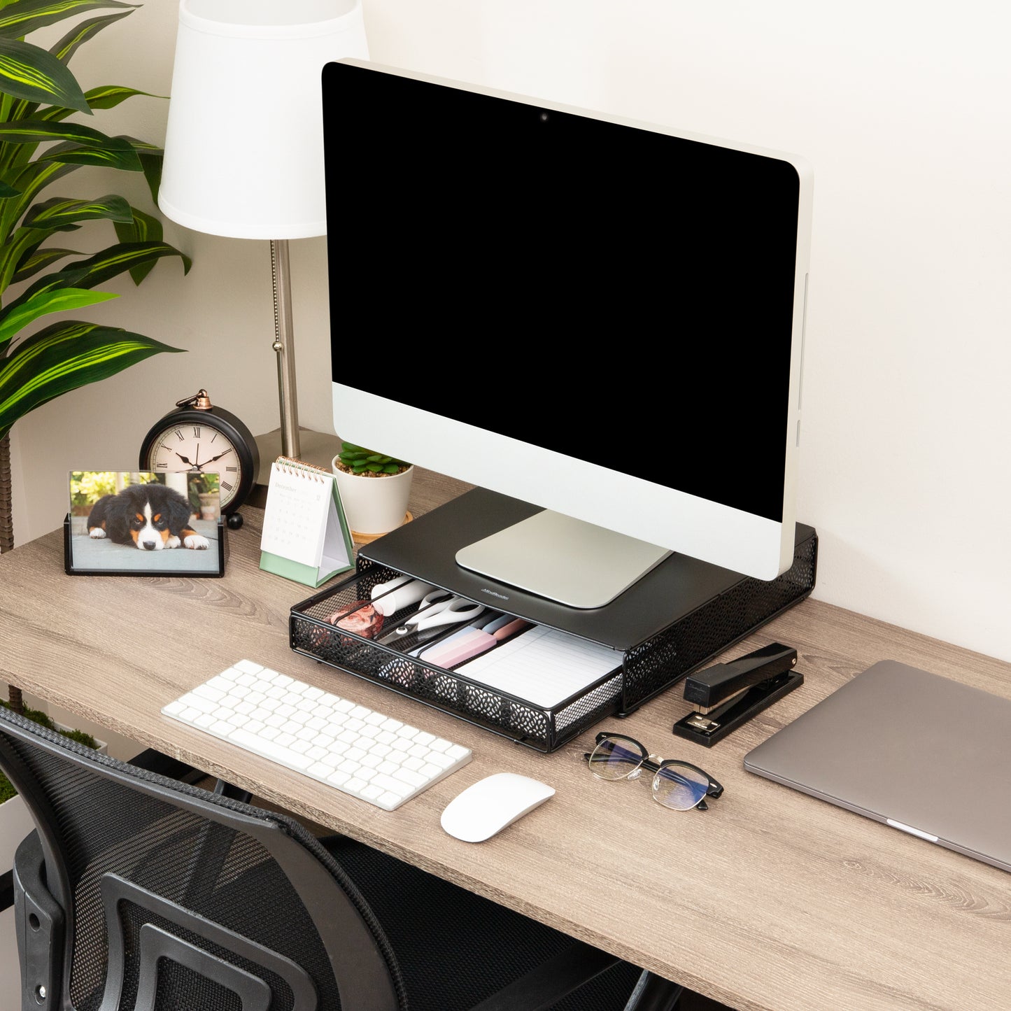 Mind Reader Single Serve Coffee Pod Drawer, 36 Pod Capacity, Countertop Organizer, Removable Dividers, Metal, Black