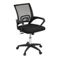 Mind Reader Swivel Office Chair with Wheels, Height Adjustable, Desk Chair, Office, 23"L x 21"W x 34.25-38"H, Black