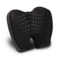 Mind Reader Memory Foam Seat Cushion, Ergonomic Pressure Relief for Office, Car, and More, Relieves Hip, Tailbone, Coccyx & Sciatica Pain, 18"L x 16.75"W x 4"H