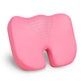 Mind Reader Memory Foam Seat Cushion with Air-Cloud Technology, Tailbone Cutout for Sciatica & Coccyx Relief, Non-Slip, Office Chair Cushion, Pink