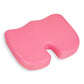 Mind Reader Memory Foam Seat Cushion with Air-Cloud Technology, Tailbone Cutout for Sciatica & Coccyx Relief, Non-Slip, Office Chair Cushion, Pink