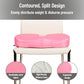 Mind Reader Memory Foam Seat Cushion with Air-Cloud Technology, Tailbone Cutout for Sciatica & Coccyx Relief, Non-Slip, Office Chair Cushion, Pink