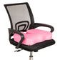 Mind Reader Memory Foam Seat Cushion with Air-Cloud Technology, Tailbone Cutout for Sciatica & Coccyx Relief, Non-Slip, Office Chair Cushion, Pink