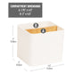 Mind Reader 2-Compartment Desktop Organizer, Removable Wood Divider, Non-Slip Base, Plastic and Wood