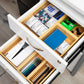 Mind Reader 7-Piece Bamboo Drawer Organizer Set, Storage Trays for Kitchen, Bathroom, Office, Makeup, Jewelry & More, Junk Drawer Tray, Utensil Holder, Rayon from Bamboo, Brown