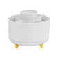 Mind Reader Rotating Pen Cup, Accessory Holder, Desktop Organization, Office, Plastic, 5.75"L x 5.75"W x 4.75"H