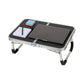 Mind Reader Lap Desk Laptop Stand, Bed Tray, Collapsible, Dorm Room, Portable, Dorm, MDF, Metal, 23.5"L x 16"W x 10"H