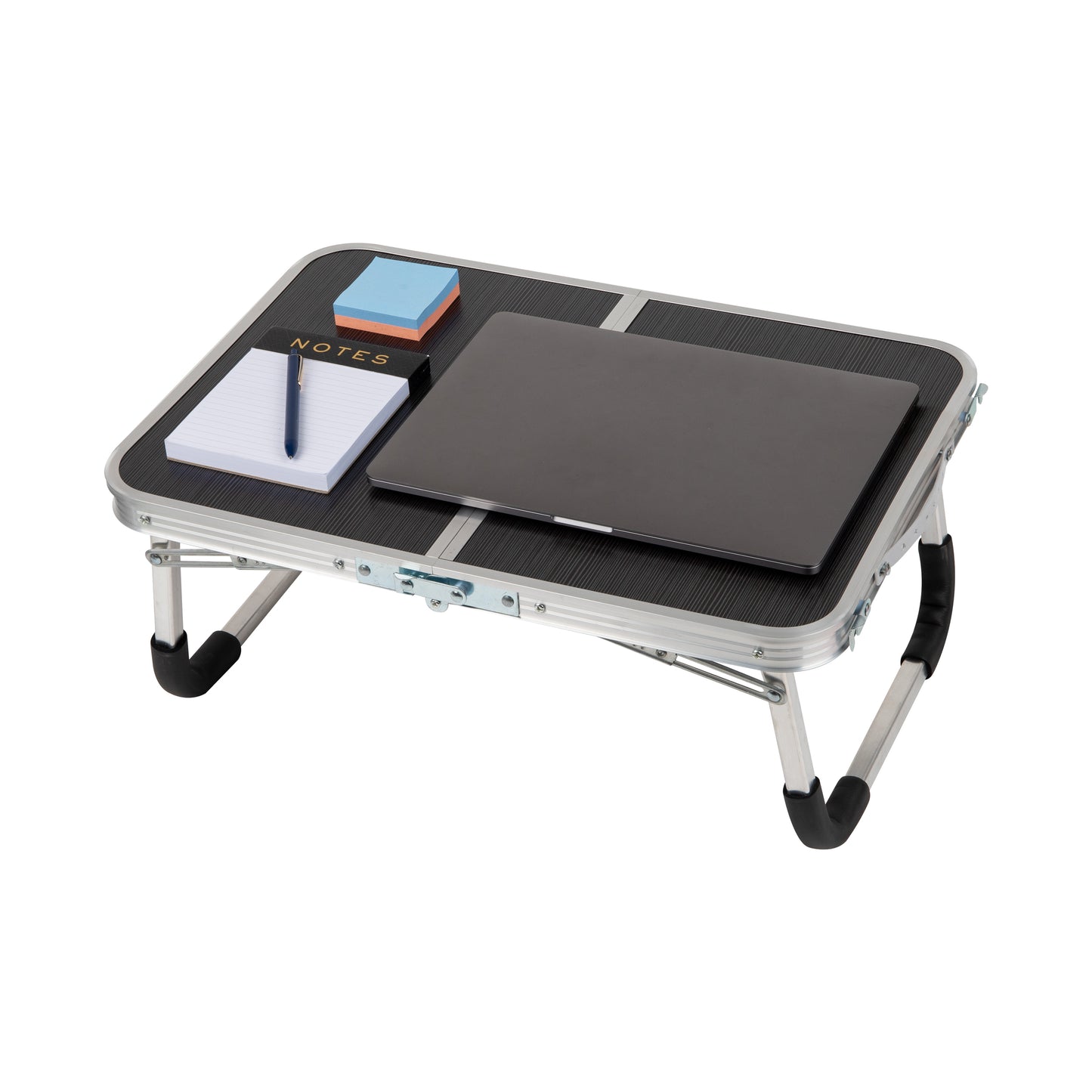 Mind Reader Lap Desk Laptop Stand, Bed Tray, Collapsible, Dorm Room, Portable, Dorm, MDF, Metal, 23.5"L x 16"W x 10"H