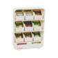 Mind Reader Tea Bag Organizer, Tea Station Organizer, Countertop Storage, Kitchen, Plastic, 10.25"L x 3.25"W x 13.75"H