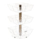 Mind Reader Mind Reader Tea Bag Carousel, 3 Tier Clear Acrylic Organizer with 12 Compartments, 360° Rotating Tea Station for Countertop Storage