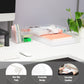 Mind Reader 3-Piece Acrylic Desktop Organizer Set, Frosted Clear Paper Tray, Accessory Tray, Pen and Supply Organizer, Modular Desk Organization System