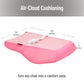 Mind Reader Air-Cloud Lumbar Cushion, Memory Foam Back Support Pillow for Lower Back Pain Relief, Adjustable Strap, Office Chair and Car Seat, Pink