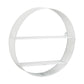 Mind Reader Circular Floating Shelves, Wall Decor, Accent Shelf, Office, Bathroom, Metal Mesh, 18"L x 4"W x 18"H