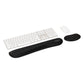 Mind Reader Ergonomic Keyboard and Mouse Wrist Rest Set, Gaming Accessory, Memory Foam, 16.75"L x 3"W x 0.75"H, Black