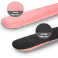 Mind Reader Ergonomic Wrist Rest Set, Keyboard and Mouse Support with Memory Foam, Non-Slip Base, Office and Gaming, Pink