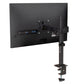 Mind Reader Single Monitor Desk Mount for 13–32 Inch Screens, Adjustable Arm with 180° Rotation, ±90° Swivel, ±45° Tilt, VESA 75x75/100x100, Integrated Cable Management, Up to 17.6 lbs Load, Black