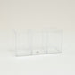 Mind Reader Pen and Accessories Holder, Desktop Organizer, Makeup Organizer, Office, Acrylic, 7"L x 2.5"W x 3.5"H, Set of 3, Clear