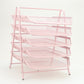 Mind Reader 5-Tier Paper Tray, Desktop Organizer, File Storage, Workspace, Office, Metal Mesh, 11.75"L x 14"W x 15"H