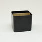 Mind Reader 2-Compartment Desktop Organizer, Removable Wood Divider, Non-Slip Base, Plastic and Wood