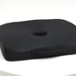Mind Reader Memory Foam and Gel Seat Cushion with Tailbone Cutout, Ergonomic Pressure Relief for Office, Car, and More, Relieves Hip, Tailbone, Coccyx & Sciatica Pain, 17.5"L x 14.5"W x 3.25"H, Blue, Gray