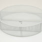 Mind Reader Circular Floating Shelves, Wall Decor, Accent Shelf, Office, Bathroom, Metal Mesh, 18"L x 4"W x 18"H