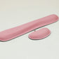 Mind Reader Ergonomic Wrist Rest Set, Keyboard and Mouse Support with Memory Foam, Non-Slip Base, Office and Gaming, Pink