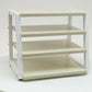 Mind Reader 4-Tier Desk Organizer, File Storage, Documents, Office, Metal, MDF, 14.5"L x 10.5"W x 12"H, White