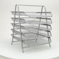 Mind Reader 5-Tier Paper Tray, Desktop Organizer, File Storage, Workspace, Office, Metal Mesh, 11.75"L x 14"W x 15"H