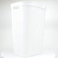 Mind Reader 60L Slim Laundry Hamper, Clothes Basket, Lid, Ventilated, Plastic, 17.25"L x 13.75"W x 23.5"H